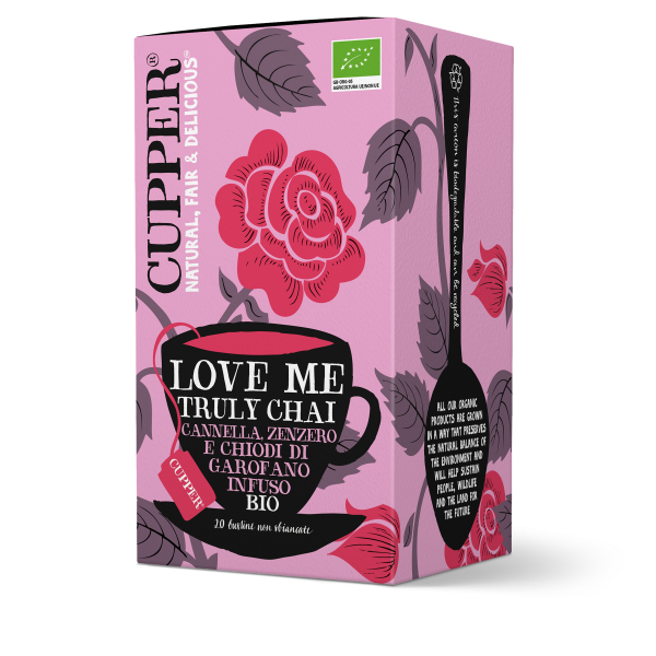 Infuso biologico chai con cannella, zenzero e cardamomo